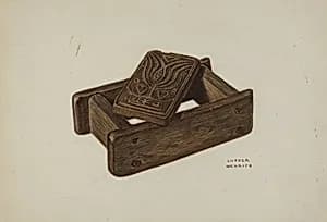 Pa. German Butter Mold by Luther D. Wenrich