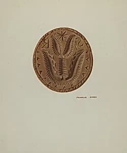 Pa. German Butter Mold by Franklyn Syres