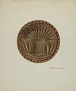 Pa. German Butter Mold by Franklyn Syres