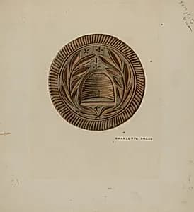 Pa. German Butter Mold by Charlotte Angus