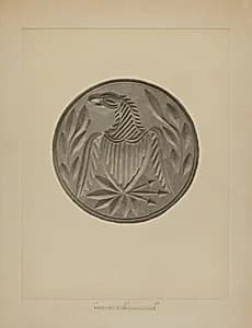 Pa. German Butter Stamp by Charles Von Urban