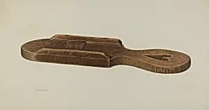Pa. German Cabbage Cutter by Nicholas Amantea