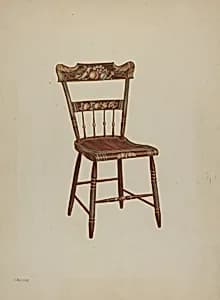 Pa. German Chair by Charles Henning