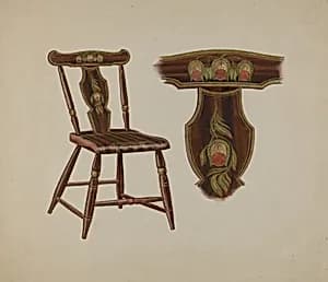 Pa. German Chair by Henry Moran