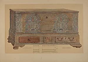 Pa. German Chest by Elmer G. Anderson