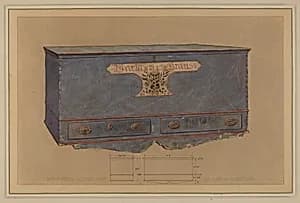 Pa. German Chest by Elmer G. Anderson