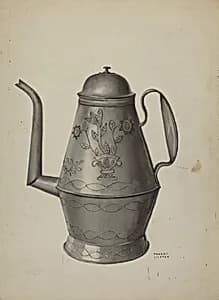 Pa. German Coffee Pot by Frances Lichten