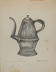 Pa. German Coffee Pot by Florence Stevenson