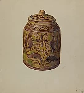 Pa. German Covered Jar by William L. Antrim