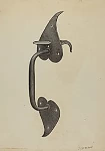 Pa. German Door Handle by Jack Staloff