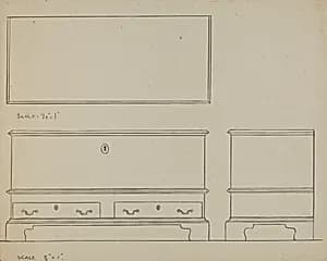 Pa. German Dower Chest by Joseph Rothenberg