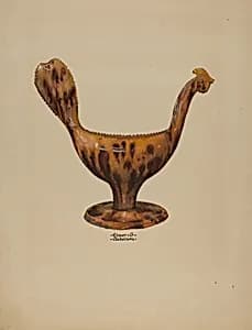 Pa. German Gravy Boat by Elmer G. Anderson