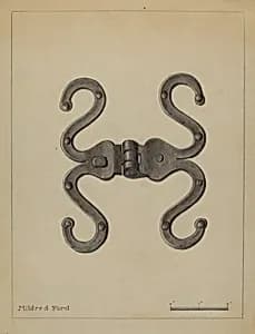 Pa. German Hinge by Mildred Ford
