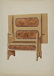 Pa. German Hutch Table by Rex F. Bush