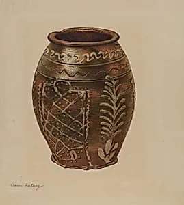 Pa. German Jar by Aaron Fastovsky