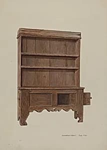 Pa. German Pewter Cupboard by Henrietta S. Hukill