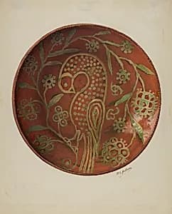 Pa. German Pie Dish by William L. Antrim