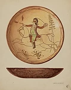 Pa. German Pie Plate