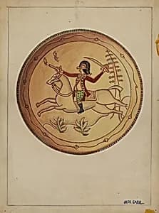 Pa. German Pie Plate by Jack Carr