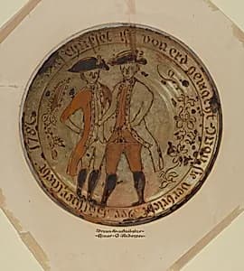 Pa. German Pie Plate by Elmer G. Anderson