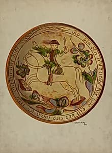 Pa. German Plate by Archie Thompson