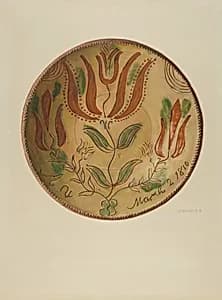 Pa. German Plate by Austin L. Davison