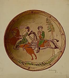 Pa. German Plate by Eugene Shellady