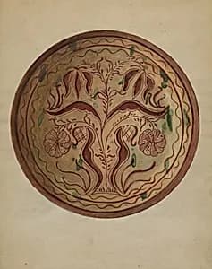 Pa. German Plate by Charles Garjian