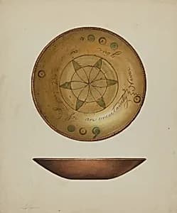 Pa. German Plate by Giacinto Capelli