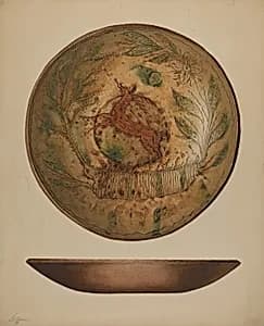 Pa. German Plate by Giacinto Capelli