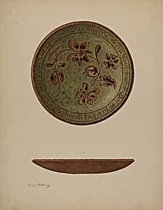 Pa. German Plate by Aaron Fastovsky