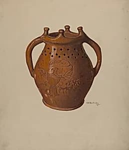 Pa. German Puzzle Mug by Eugene Shellady