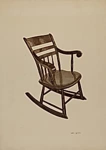 Pa. German Rocking Chair by LeRoy Griffith