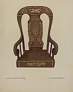 Pa. German Rocking Chair by Edmond W. Brown