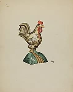 Pa. German Rooster by Raoul Du Bois
