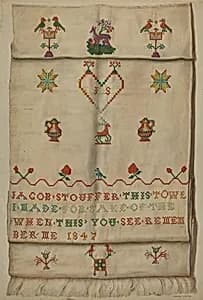 Pa. German Show Towel by Frances Lichten