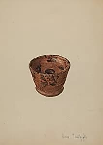 Pa. German Soap Dish by Anne Mentzoff