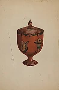 Pa. German Spice Jar