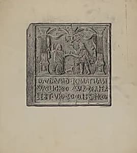 Pa. German Stove Plate by Austin L. Davison