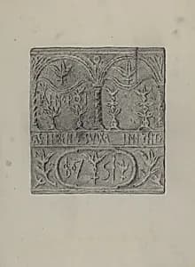 Pa. German Stove Plate by Roy Weber
