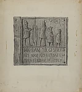 Pa. German Stove Plate by Roy Weber