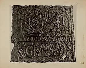 Pa. German Stove Plate by Charles Von Urban