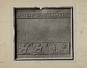 Pa. German Stove Plate by Charles Von Urban