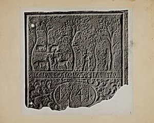 Pa. German Stove Plate by Charles Von Urban