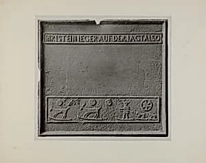 Pa. German Stove Plate by Charles Von Urban