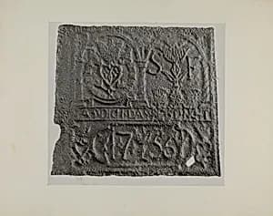 Pa. German Stove Plate by Charles Von Urban