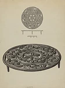 Pa. German Trivet by Herman Bader