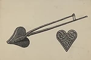 Pa. German Waffle Iron by Roy Weber