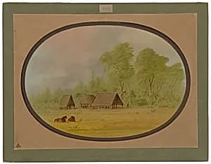 Pacapacurus Village by George Catlin