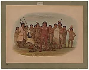 "Paint Me" - Apachee by George Catlin